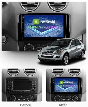 Android 10 Avto GPS ZA BENZ ML 320/ML 350/W164(2005-2012) GL Multimedia Navigacija vodja enote radio stereo