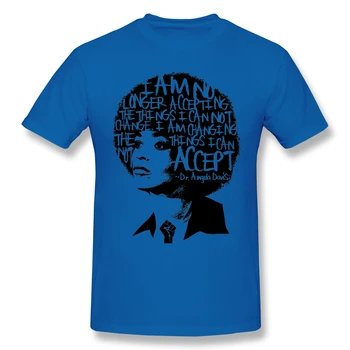 ANGELA DAVIS je DEJAL, da JE NAJBOLJE T-Shirt črna življenja važno, anonimni George Floyd Oblačila