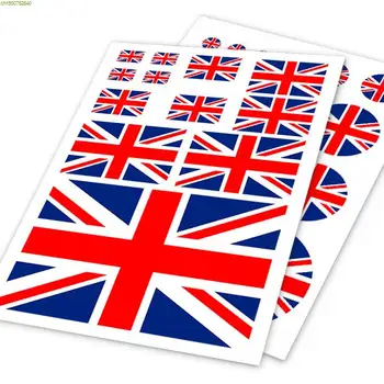 Anglija zastave design nalepke na avtu /laptop/izposoja,vroče doodle vinil nepremočljiva nalepke,2 modeli so na voljo