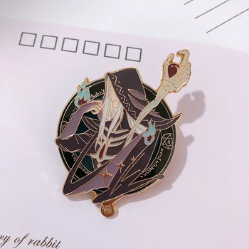 Anime King ' Avatar Huang Shaotian Cosplay Retro Slika Kovinski Bedge Vrečke Značko Gumb Broška Pin Spominek Božič Darilo za 5,5 cm