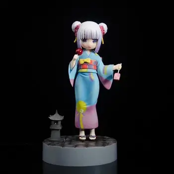 Anime Kobayashi-san št Devica Zmaj Kanna Kamui Canna PVC Dejanje Slika igrača Seksi Dekle Slika Odraslih Zbirateljske Model Lutka Darila
