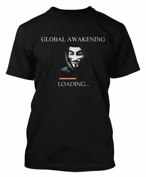 Anonimni T-Shirt V For Vendetta Masko Mens mi Smo 99% T Shirt Dtg9 Modi Nove Vrh Tees Novost O-Vrat Vrhovi 80. T Srajce