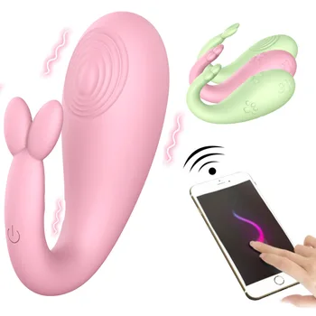 APP Brezžični Daljinski upravljalnik G-spot Masaža 8 Frekvenco Vibracije Dildo Stimulacije Vagine Sex Igrača za Ženske Silikonski Vibrator