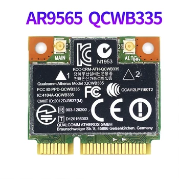 AR9565 za Kartico WiFi QCWB335 Mini PCIE Bluetooth 4.0 150Mbps 2.4 G za XP Win7 Win8 Sistem Linux