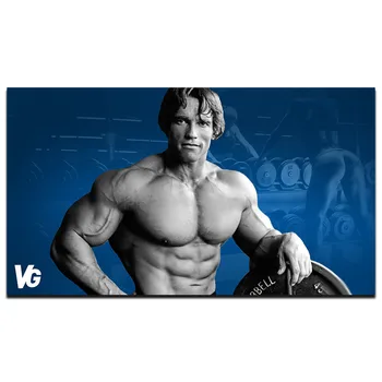 Arnold Schwarzenegger Bodybuilding Motivacijske Umetnosti Svile, Poster Tiskanje Fitnes Inspiracijske Slike Soba Stenski Dekor