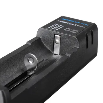 Astrolux SC01 Tip-C 2A Hitro Polnjenje podatkovnega kabla USB je Baterija Polnilnik Li-ion/IMR/INR/PIS Polnilec Za 18650 20700 21700 26650 Celic