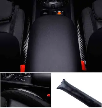 Auto Accessorie Univerzalni Avtomobilski Sedež Vrzel Polnila Vezenin, izdelanih iz ogljikovih vlaken Crevice Tipke Za Mini Cooper Eno R55 R56 F55 F60 Countryman