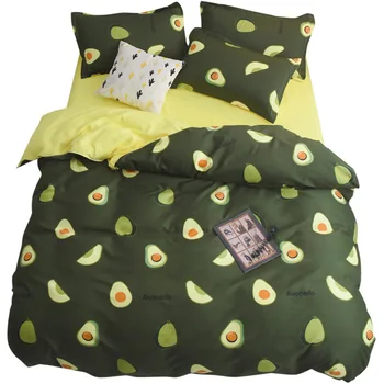 Avokado zeleno odejo posteljnina nabor nekaj posteljno perilo luksuzni rjuhe kritje nastavite pozimi kraljica kralj postelja kritje bedspread otroci posteljo dekor