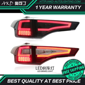 Avto Styling Luč Rep Luči Za Toyota RAV4 2013 2016 Zadaj Lučka DRL + Dinamično Vključite Signal + Povratne + Zavora LED