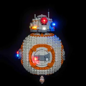 Baterijsko Napajanje LED Luči Gradnik oprema Komplet za BB-8 Robot 75187 (Samo LED Luči, Ne Blok Kit)