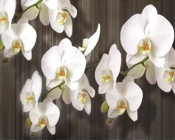 Beibehang Meri, velika zidana ozadje 3d orhideja cvetje lesa zrn moderna fashion TV ozadju stene ozadje doma dekor