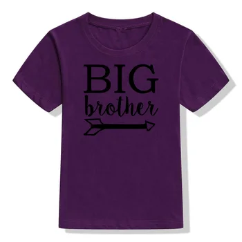 Big Brother Moda Otroci Fantje Napoved Tshirt Malčka Fant Kratek Rokav 4 Barve Tees Otroci Priložnostne Smešno T-shirt Obleko