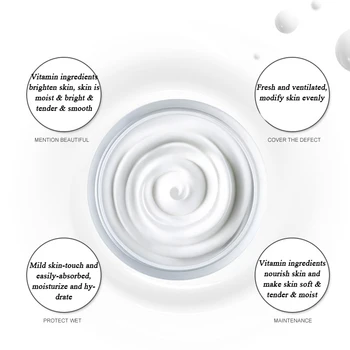 BIOAQUA blagovne Znamke V7 Vitamini Kreme za Beljenje Učinkovito Popravilo Grobo Kožo Gladko Nega Obraza Vlažilna dnevna Krema