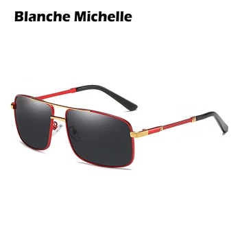 Blanche Michelle Photochromic Polarizirana sončna Očala Moških UV400 Zlitine sončna Očala Vožnje Kameleon Letnik oculos de sol masculino