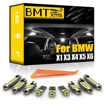 BMTxms Za BMW X1 (E84 F48 X3 E83 F25 X4 F26 X5 E53 E70 X6 E71 E72 Vozila LED Notranja Luč Kit Canbus Brez Napake avtomobilih