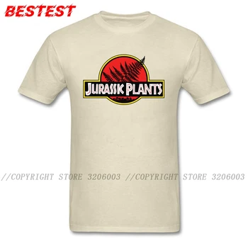 Bombaž majica s kratkimi rokavi Moški Črna Rdeča Tshirt Jurassic Rastlin, Jurassic Park, Tee Srajce Osebnost Odraslih Oblačila XXXL Pismo Tshirts