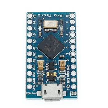 Brezplačna Dostava Nove Pro Mikro ATmega32U4 5V/16MHz Modul z 2 vrsta pin header 10PCS Za Arduino
