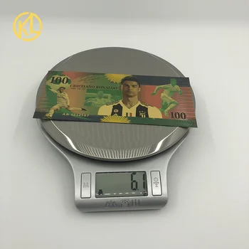 Brezplačna Dostava portugalski profesionalni nogometaš Cristiano Ronaldo Zlato Bankovec za zbiranje in navijači, trgovina s spominki, darila