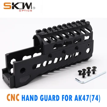 Brezplačna dostava SKWGEAR skwoptics AK železniškega taktike CNC HandGuard Aluminijeve zlitine TIPKO MOD Za Kalašnikovko pogled AK47/AK74