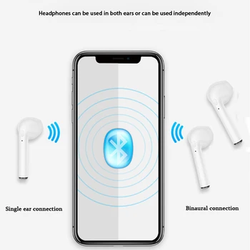 Brezžične Slušalke Za iPhone XR XS Max X 8 7 Plus 6S 6 SE 5 5S Bluetooth Slušalke Slušalke Z Mikrofonom Dvojčka Čepkov 2PCS