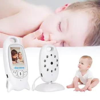 Brezžični Baby Monitor za Malčke 2,4 GHz Digitalna Video Baby Monitor Prikaz Temperature Night Vision Music Varuška Monitor VB601