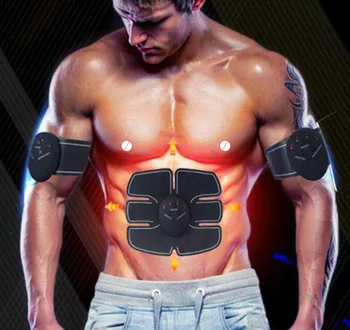 Brezžični Stimulator Mišic (EMS ABS Stimulacije Massager pad Telesa, Hujšanje Trener Pralni Abd Vaditelj brez Gumb naprava