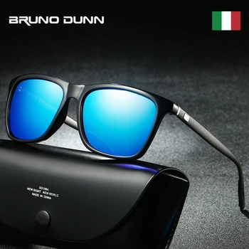 Bruno Dunn Unisex Retro Aluminija 2019 Polarizirana sončna Očala ray sončna Očala Moški Ženske oculos de sol masculino feminino sunglases
