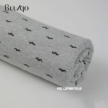 Buulqo Nov prihod 50x170cm natisnjeni baby bombaža, pletene tkanine DIY mehko bombažno baby pleten jersey tkanine