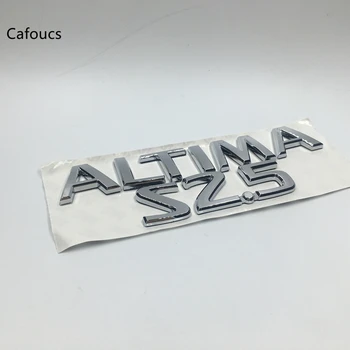 Cafoucs Za Nissan Altima 2.5 S 2.5 S Zadaj Chrome Emblem Značko Skript, Logotip, Znak,