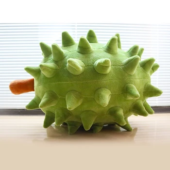 Candice guo super srčkan plišastih igrač emulational sadje durian smešno lutka mehko polnjene blazine kavč blazino Božično darilo za rojstni dan