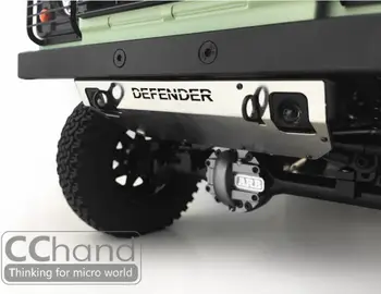 CChand RC4WD D90 D110 kovinski sprednji strani ohišja straže in 5mm led