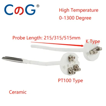 CG 1300 Stopinj Visoka Temperatura K Vrsto PT100 Senzor Termočlen za Keramične Peči Peči 2372 Celzija WRP-100 Termočlen