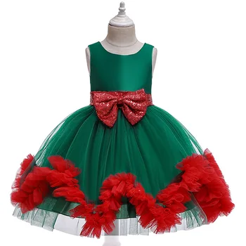 Chritsmas Dekleta Obleko Elegantno Princesa Obleko Otroci Obleke za Dekle Kostum Otrok Stranki Poroka Obleke Vestidos Infantil 3-8Y