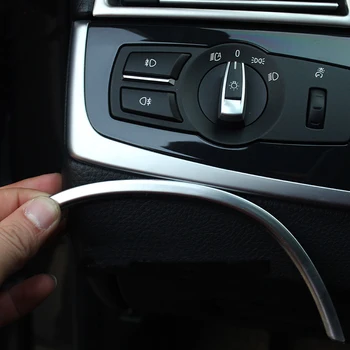 Chrome ABS Avto Volan okrasni prstan Nalepke Nalepke Avto styling Sequins za BMW 5/7 Serije GT F10 F01 F07 Dodatki