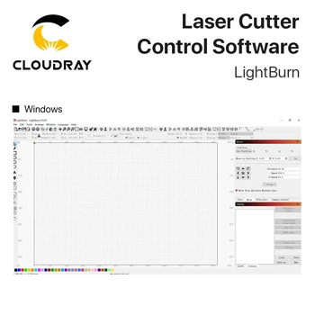 Cloudray Nadzor Programske opreme LightBurn za Lasersko Rezalnik Ruida Krmilnik 6445G 6442S