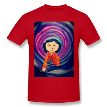 Coraline Jones T-Shirt Smešno Tees O Vratu Bombaž Coraline Oblačila Humor Majica S Kratkimi Rokavi