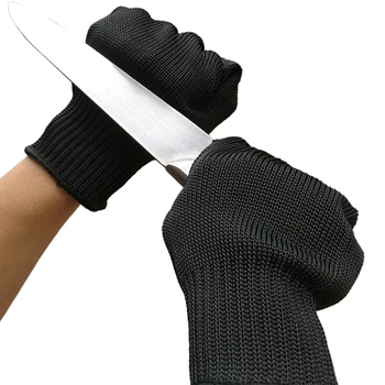 Cut Odporne Zaščitne Nož Anti-rezanje Zaščito Jeklene Žične Mreže Rokavice Anti-cut Prostem Ribolov, Lov Rokavice