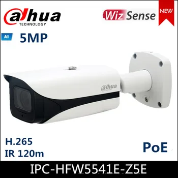 Dahua 5MP IP Kamero IPC-HFW5541E-Z5E WDR Bullet IR AI Omrežna Kamera 7 mm~35 mm motorizirana objektiv z ePOE
