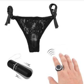 Daljinski upravljalnik Vibrator + Seksi Čipke Hlačne Uresničevanje Vaginalne Žogo Vibracijsko Jajce Bullet Vibratorji Sex Igrače za Ženske Adult Sex Igrače