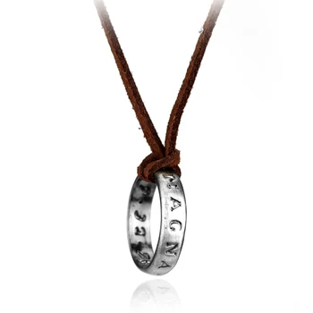 Debelo Usnje ogrlica PS4 igra Neznanih 4 Tat je Konec Nathan Drake ogrlice Kabel Verigo, Dolgo Ogrlico nakit