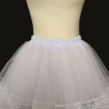 Dekleta Balet Krilo spodnja krila Cosplay Devica Obrabe Lolita Pettiskirt Kratek št Obroče Petticoat 3-plast Debel Petticoat