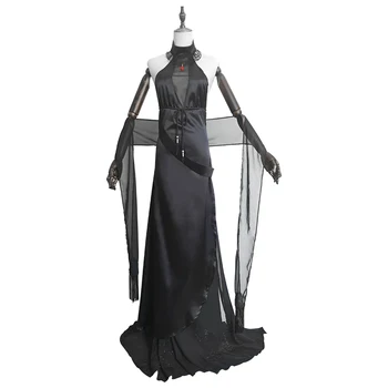 Dekleta Terenskega Igre Anime Vroče Cosplay Kostum DRS-50 Cos Halloween Party Črno Obleko Cos Ženski Kostum