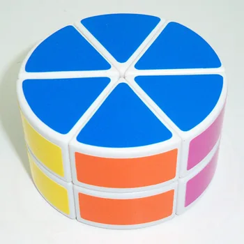 DianSheng 2 plast valj 2x2 Slojna Venčni Stolpec Magic Cube Hitrost Uganke Izobraževalne Igrače Posebne Igrače za fante cubo magico