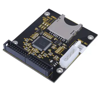 Digital SD SDHC Pomnilniške Kartice Če želite 3,5-Palčni 40 Pin Moški IDE Trdi Disk, ki je vmesniško Kartico S 4-Pin Napajanje Priključek