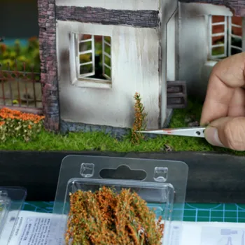 Diorama Dolgo Grmičevje Travno Vegetacijo Vojaške Model Scene, Zaradi Česar Pesek Tabela Gradnje Diy Materialov Na Prostem Dekoracijo