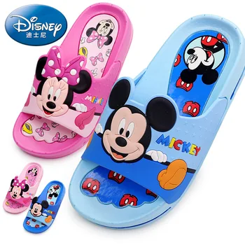 Disney 2019 nove otroške čevlje otroške copate Risanka Fantje in Dekleta Copate Mickey Mini Notranje zadeve Slip Baby Kul Copate