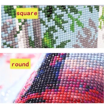 DIY 5D Polno Diamond Slikarstvo Navzkrižno Šiv Pasje trave Mozaik Diamond Vezenje Needlework Vzorci Nosorogovo kompleti