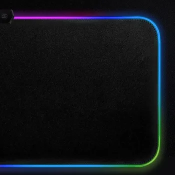 DIY po Meri Mouse Pad RGB LED Velikih Gaming Mouse Pad Laptop Desk Tipke za Igralca za Nadzor Hitrosti, Udobno in Trajne