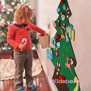 DIY Čutiti Božično Drevo Otroci Igrače Za Otroke v Vrtec Obrti Snežaka, Izobraževalne Igrače, Okraski Najboljših Darila Za Otroke