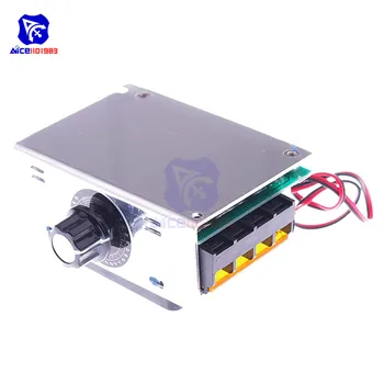 Diymore 110V AC 4000W SCR Električni Regulator Napetosti Dimmer Temperaturni Regulator Motorja Krmilnik Modul w/ Hladilni Ventilator
